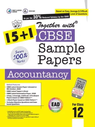 CBSE Accountancy Sample Papers for Class 12th (2021 Board Examination) (Term 1)