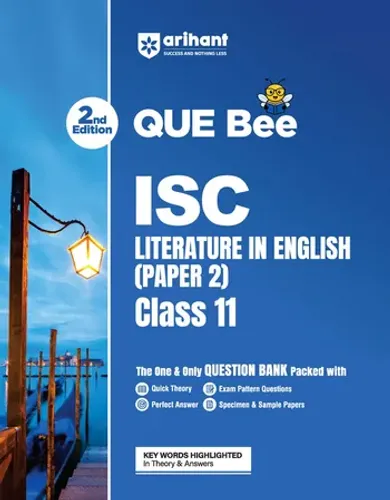 ISC Literature in English (Paper 2) Class 11 Exam Book | Quick Theory, Exam Pattern Questions & Sample Papers | As per Latest ICSE Syllabus | Que Bee 2nd Edition