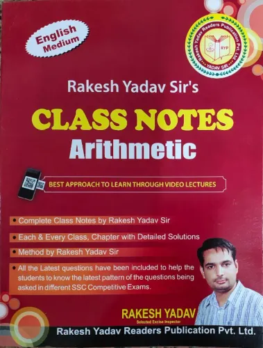 Class Notes Arithmetic by Rakesh Yadav in English