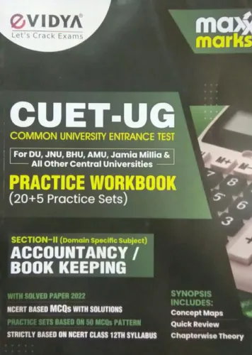 CUET-UG Accountancy / Book Keeping Section-2(20+5 Prac. Sets)