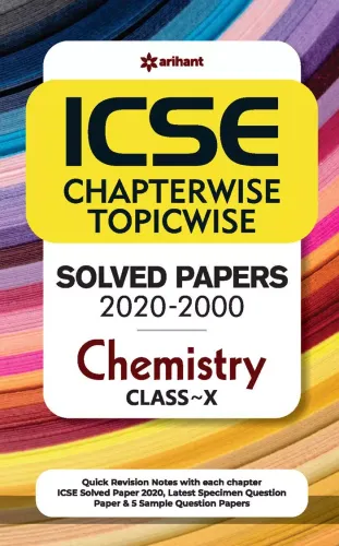 ICSE Chapterwise Topicwise Solved Papers Chemistry Class 10