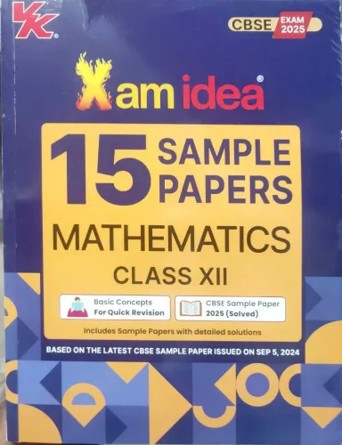 Xam Idea 15 Sample Papers Mathematics-12(2024-25)