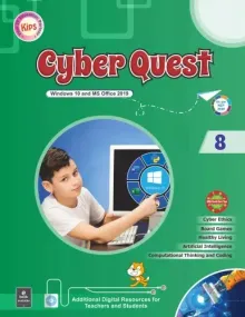 Cyber Quest Window 10 & Ms Office 2019 Class 8