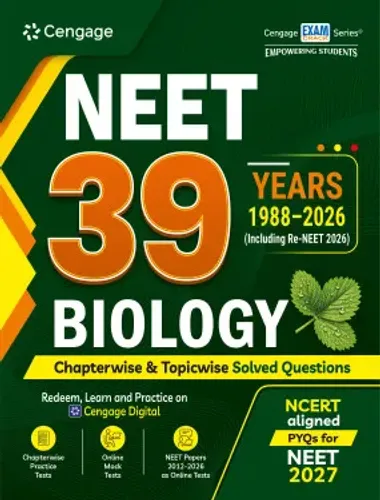 NEET 39 Years (1988-2026) Biology Chapterwise & Topicwise Solved Questions