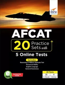 AFCAT 20 Practice Sets with 5 Online Tests