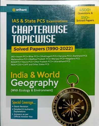 Chapterwise Topicwise India&world Geography Solved Paper