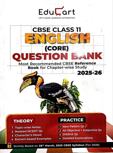 Cbse Question Bank English Core-11 (2025-26)