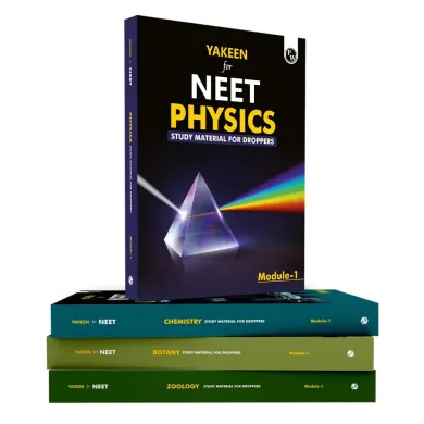 Yakeen For NEET - Droppers Study Material Physics, Chemistry, Botany & Zoology Set Of 12 Books
