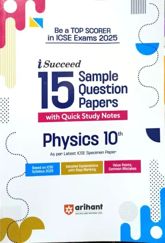 ICSE I Susceed 15 Sample Question Paper Physics-10