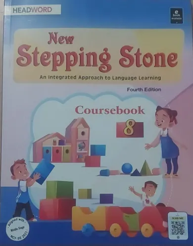 New Stepping Stone Course Book for class 8 Latest Edition -2024