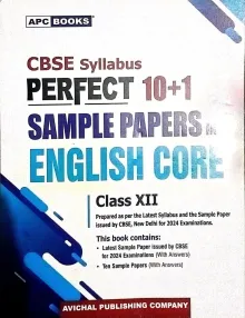 Perfect 10+1 Sample Papers English Core-12