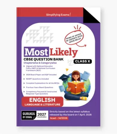 English Language & Literature Most Likely Question Bank  CBSE Class 10 for 2027 Exam