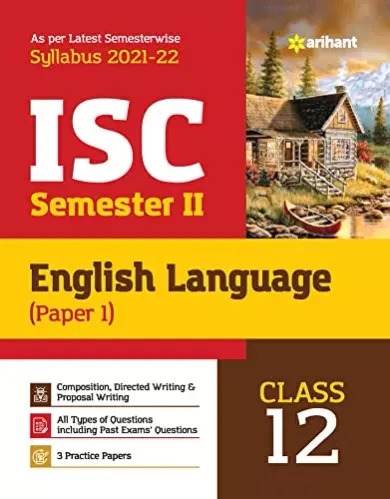 Arihant ISC English Language (Paper 1) Semester 2 Class 12 for 2022 Exam 