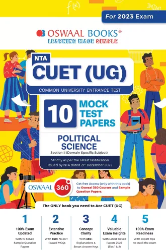 Nta Cuet (ug) 10 Mock Test Sample Question Papers Political Science-2023