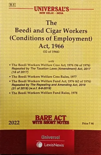 Beedi And Cigar Worker (Conditions Of Employement Act 1966