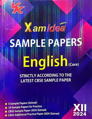 Xam Idea Sample Papers English Core-12 (2024)