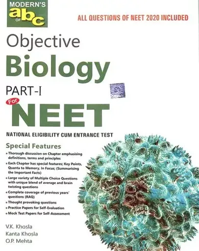 Moderns Abc Of Objective Biology For Neet All Questions Of Neet 2020 Included Set Of 2 Vols