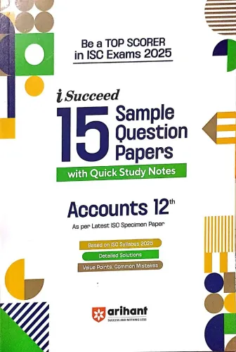 ISC I Susceed 15 Sample Question Paper Accounts-12