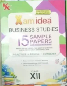 Xam Idea 15 Sample Papers Business Studies Class 12 (2026-27)