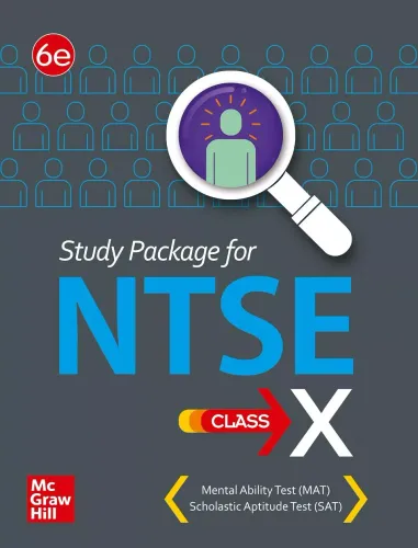 Study Package for NTSE Class 10 ( English | 6th Edition) | MAT | SAT