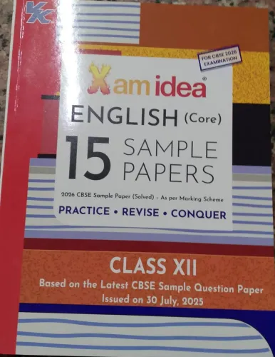 Xam Idea 15 Sample Papers English Core-12 (2025-26)
