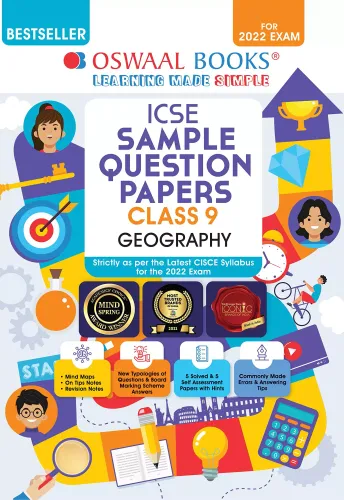 Oswaal ICSE Sample Question Papers Class 9 Geography Book (For 2022 Exam)