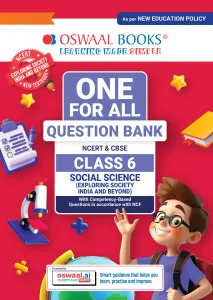 CBSE Class 6 One for All Social Science (Exploring Society: India and Beyond) For 2026-27 Exam | As Per Latest NCERT & CBSE Syllabus | Chapter-wise Question Bank, Revision Notes, Theory, Maps & Competency Based Questions