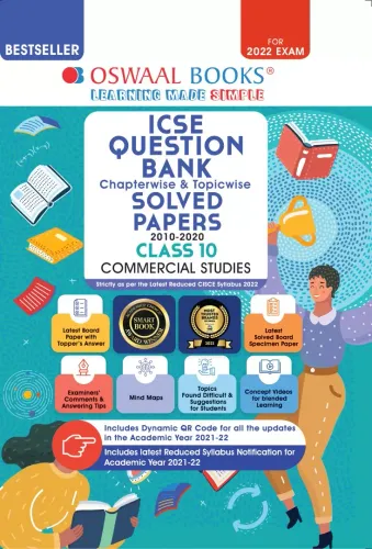 Oswaal ICSE Question Bank Class 10 Commercial Studies Book Chapterwise & Topicwise (Reduced Syllabus) (For 2022 Exam)