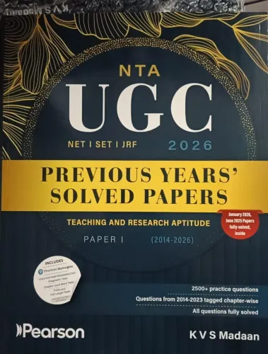 Nta Ugc Net Set Jrf Vigat Varsho Ke Prashna Patra Hai Sahit P-1 (h)