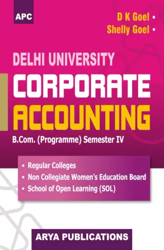 Corporate Accounting B.Com (Programme) Sem IV (Delhi University)