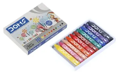 Doms Wax Crayons 10 Shades