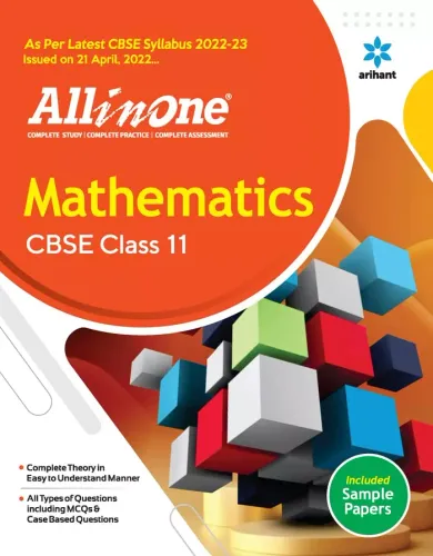 CBSE All In One Mathematics Class 11 2022-23 Edition (As per latest CBSE Syllabus issued on 21 April 2022)