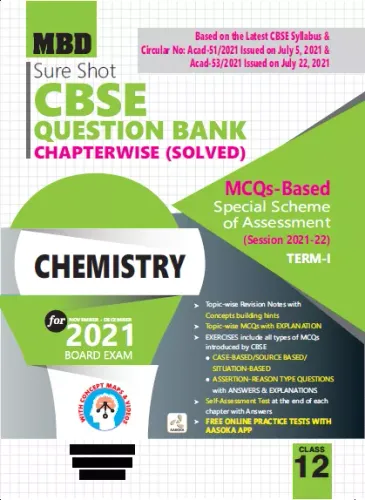 MBD SURE SHOT QUESTION BANK CHEMISTRY CLASS 12 TERM-1