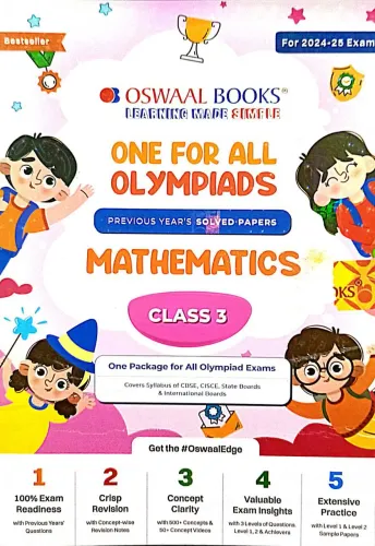 One For All Olympiad Mathematics Class -3 (2024)