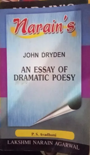 An Essay Of Dramatic Poesy