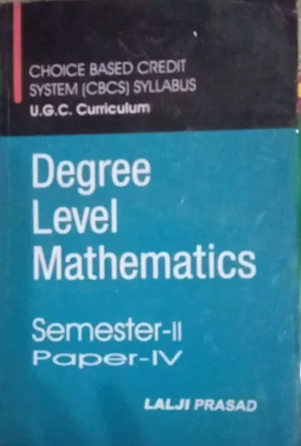 Degree Level Math (Sem-2) paper-4