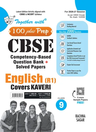 Together with CBSE Class 9 2026-27 English R1 | Answer key all sections with Mark-wise structured answers | Latest edition (CBSE)