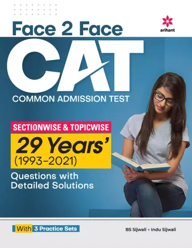 Face 2 Face CAT Common Admission Test Sectionwise & Topicwise 29 Years Question with Detailed Solution