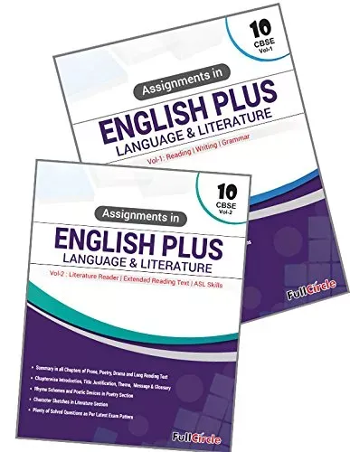 Assignment in English Plus Language & Literature - Vol. 1 & 2 Class 10 CBSE