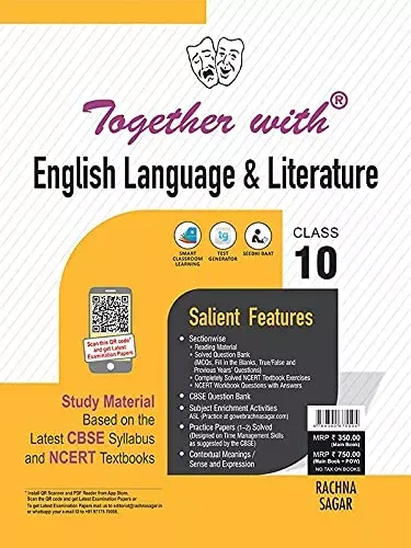 Together with English Language & Literature Study Material for Class 10 (New Edition 2021-2022)