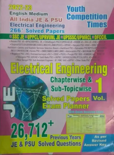 Je Electrical Engineering C.w. Solved Papers- Vol-1 26712+ (E)