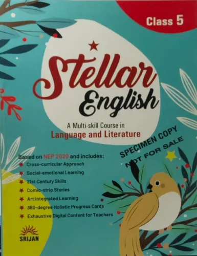 Stellar English Course Book for Class 5