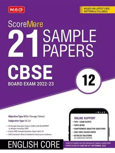 21 Sample Paper English Core-12