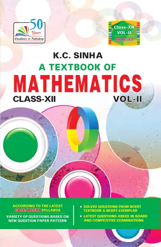 A Textbook Of Mathematics For Class 12 Volume 2