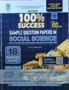 100% Success Sample Question Papers Social Science Class 10 2027
