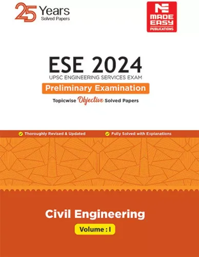 ESE 2024 : Preliminary Examination: Civil Engineering Objective Paper - Volume-I