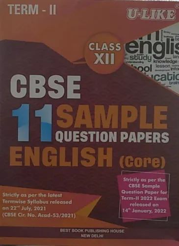 11 Sample Paper English (Core) Class 12 Term 2 (Cbse)