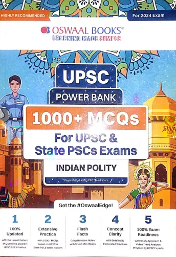 Upsc Power Bank 1000+mcqs Indian Polity