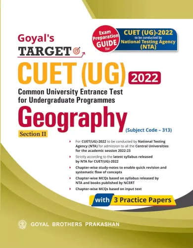 Goyal Target CUET (UG) 2022 Geography 