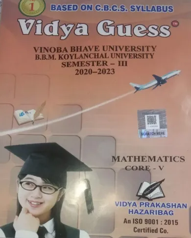 Vidya Guess Sem-3 VBU/BBMKU (2020-2023) (plz tell us the Subject Name)